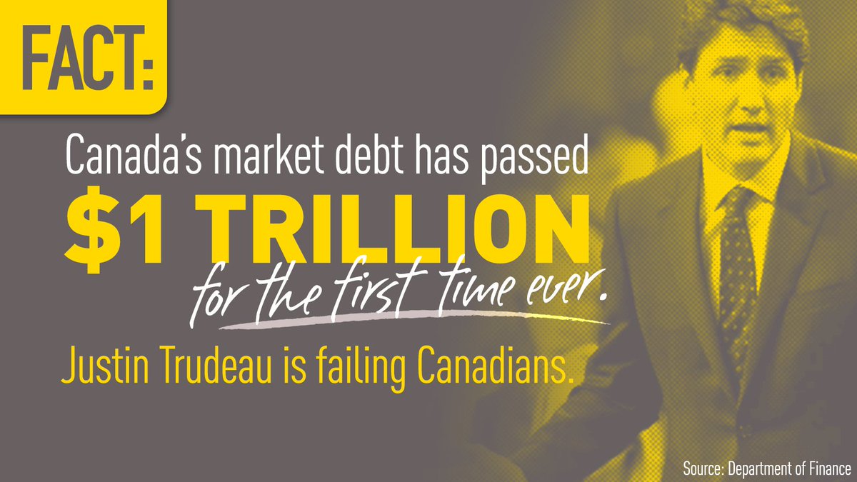 KerryDiotte's tweet image. Paying the interest of that debt will mean less money for the much needed services Canadians deserve. 
#cpc #cdnpoli