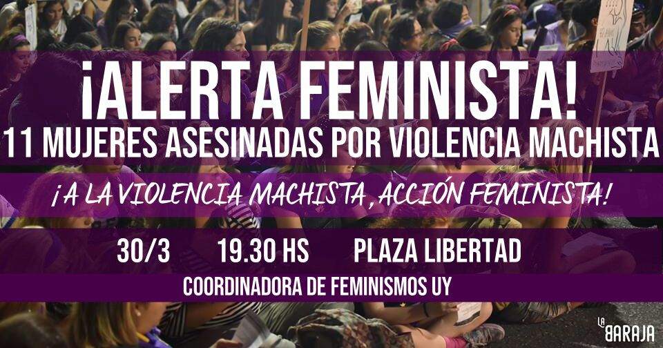 ALEEEEEEEERRRTAAAAA!!!!! <a href="/FeminismosUy/">Coord Feminismos UY</a>