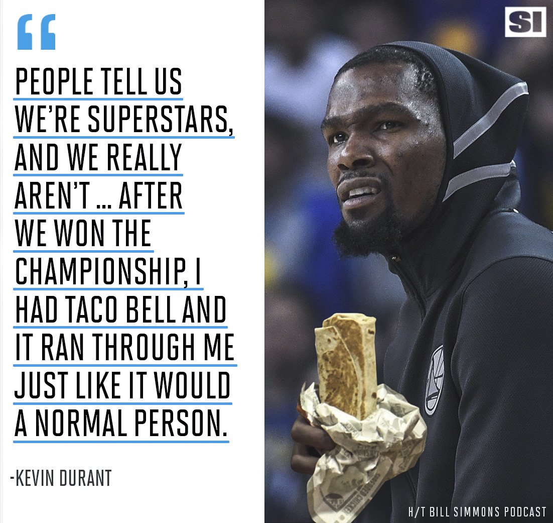 SInow's tweet image. Athletes: They're just like us!