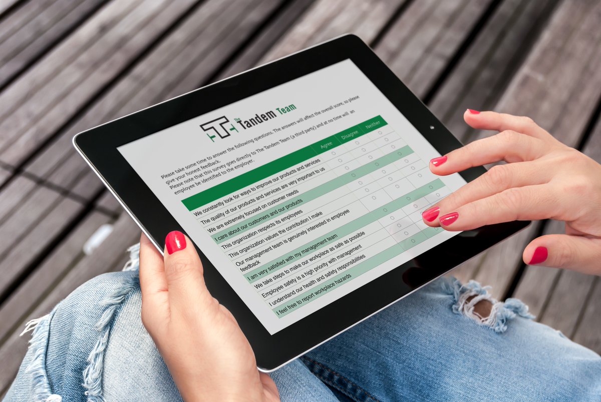 Surveys on the go. 
thetandemteam.com

#employeesurveys #surveys #employees #thetandemteam #hr #humanresources #business #canada