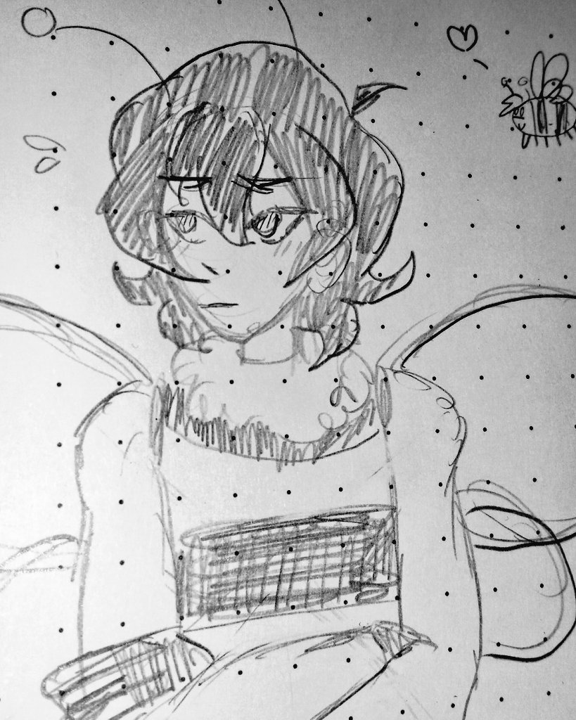 shibaltringue's tweet photo. i kinda wanna join the #beeith bandwagon 🐝❤🐝

#sheith https://t.co/tVDaqhzerN