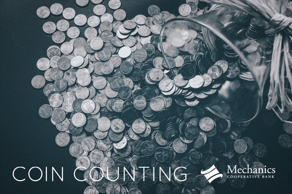 MechanicsCoop's tweet photo. Did you know we offer quick, self-serve coin counting? Open to ALL! Available at our Main Office in Taunton, Bridgewater, Fall River, Westport and Swansea locations! #BankLocal #CoinCounting https://t.co/LbQNFTFu0b