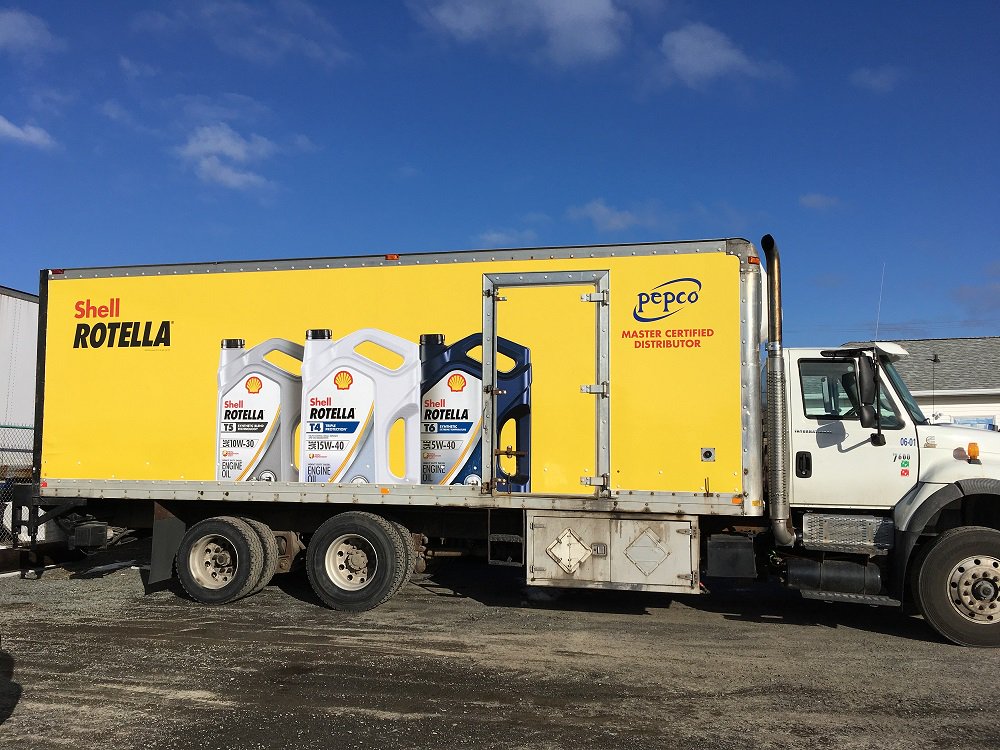 Pepyourlife's tweet photo. L'un de nos camions de livraison en Nouvelle-Écosse a subi une transformation le week-end dernier. Admirez cette métamorphose sur les routes! https://t.co/7DGVhWtGeq https://t.co/D1n0R5iE8P