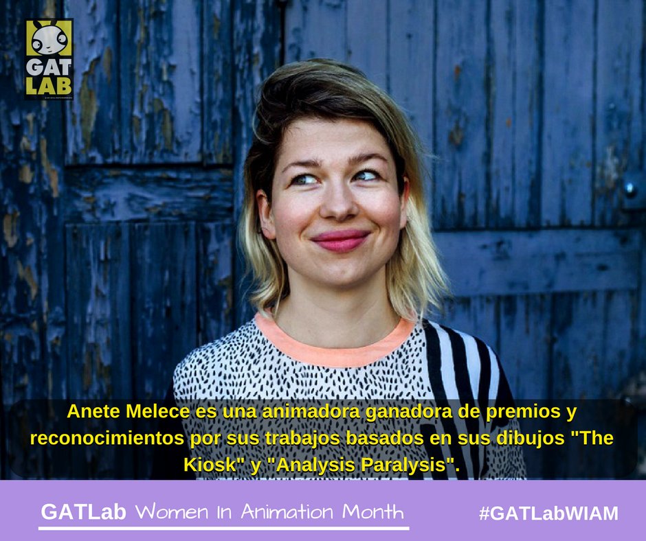 GatLabAnimation's tweet image. ANETE MELECE
Anete Nació en Letonia y se ha dedicado a animar en base a sus dibujos. Gracias a su maravilloso trabajo ha conseguido numerosos reconocimientos al rededor del mundo.

¿Ya vieron su trabajo, animadores?

#GATLabWIAM  #Animacion #AneteMelece