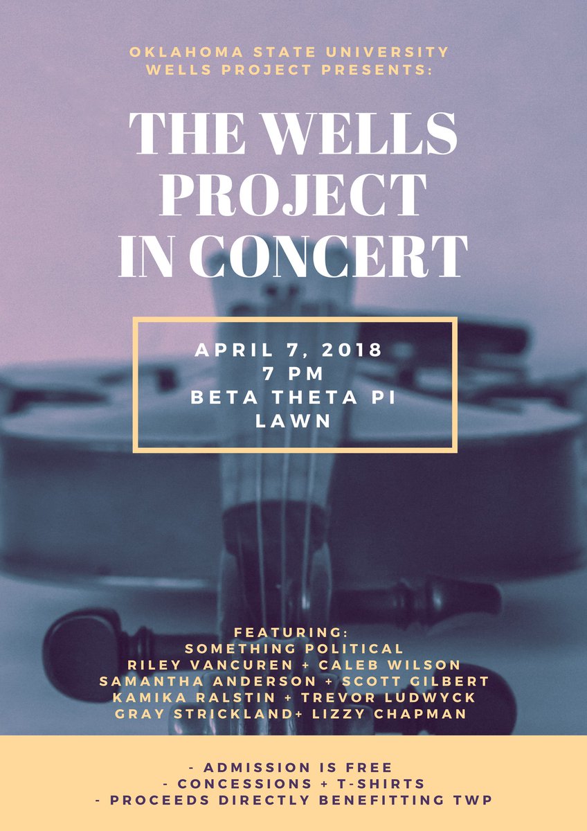 WellsProjectOSU's tweet image. DONT MISS THIS! RT to share with your friends! :))