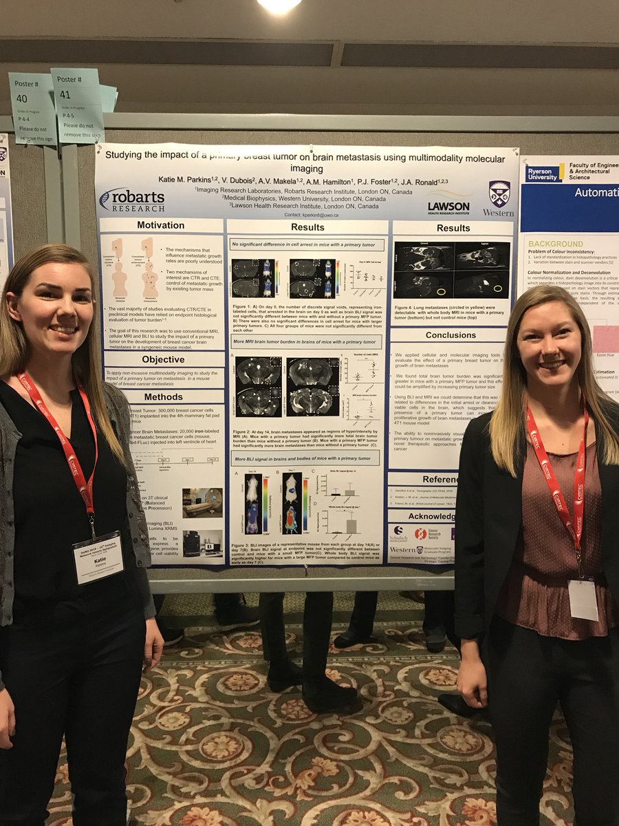 Today the CMI girls presented their work at #ImNO2018. Great job ladies! #WomenInScience