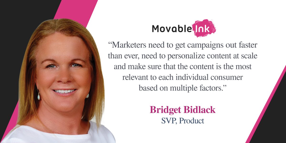 SmitaChavan_SC's tweet photo. Bridget Bidlack, SVP of Product, @movableink talks about how to use data effectively and other mistakes marketers need to avoid in #EmailMarketing. https://t.co/brnZbsb07K @bbidlack https://t.co/4DqorbXuD2