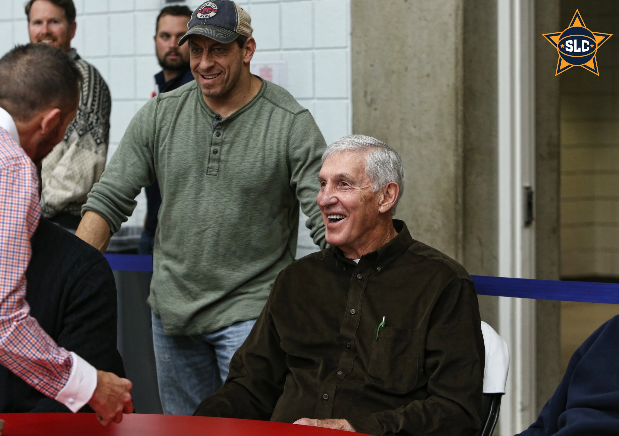 Happy 76th Birthday to Hall of Famer, Jerry Sloan! Always great seeing coach in attendance. 