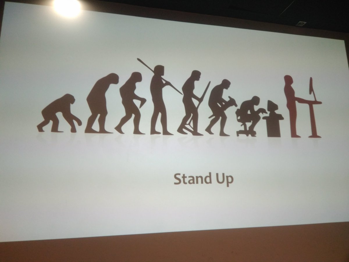 PawelMadurski's tweet photo. Modern evolution chain #standitup https://t.co/XUKUX19I1n