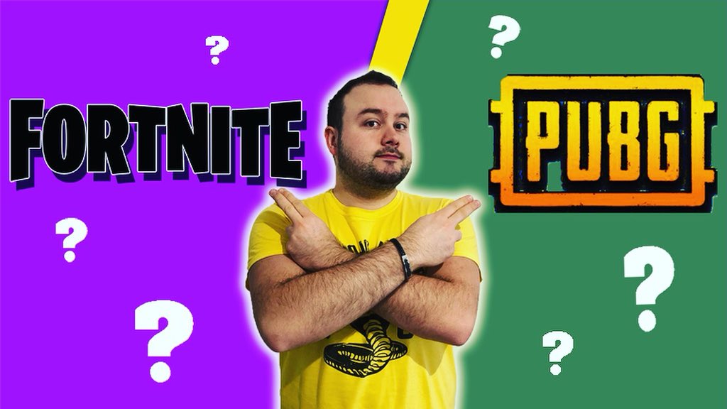 Tedeous's tweet photo. Et vous ? Vous préférez lequel ? 😁 #FORTNITE VS #PUBG https://t.co/jJzxAjqSQm #tedeous #youtube @BBTVfr https://t.co/tdGtihqqim