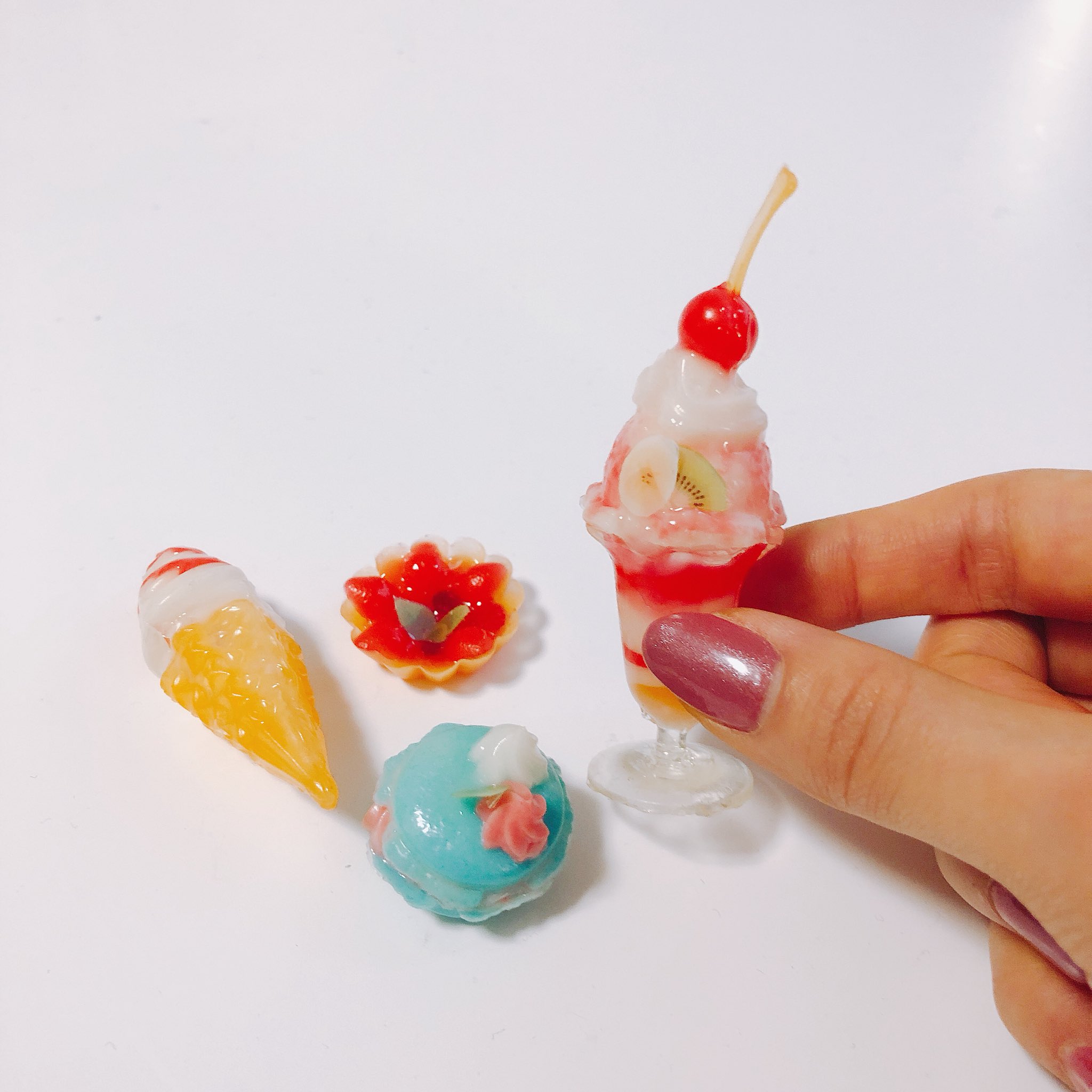 とげのある 緊急 魅力的 3d ドリーム アーツ ペン 食品 サンプル セット フォージ ファンブル 優雅な