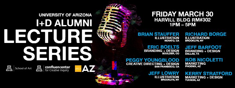 AIGATucson's tweet photo. We're a proud sponsor of the University of Arizona I+D Alumni lectures this Friday at @UofA from 1 - 5. Heavy hitter speakers including @KerryStratford @staufferstudio @illhefe and @WHYFOR_Rob!  @confluencenter https://t.co/GI47OQJICR