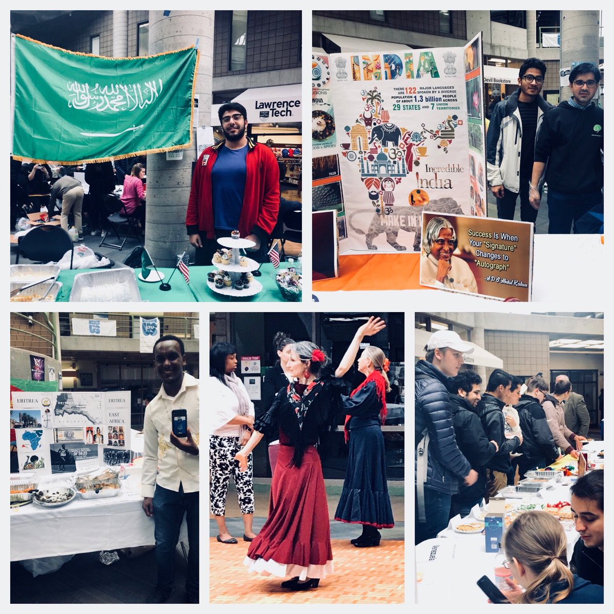 International students treated LTU to music, food, and dancing this afternoon - a fun way for our community to experience new cultures! #BlueDevilsDare