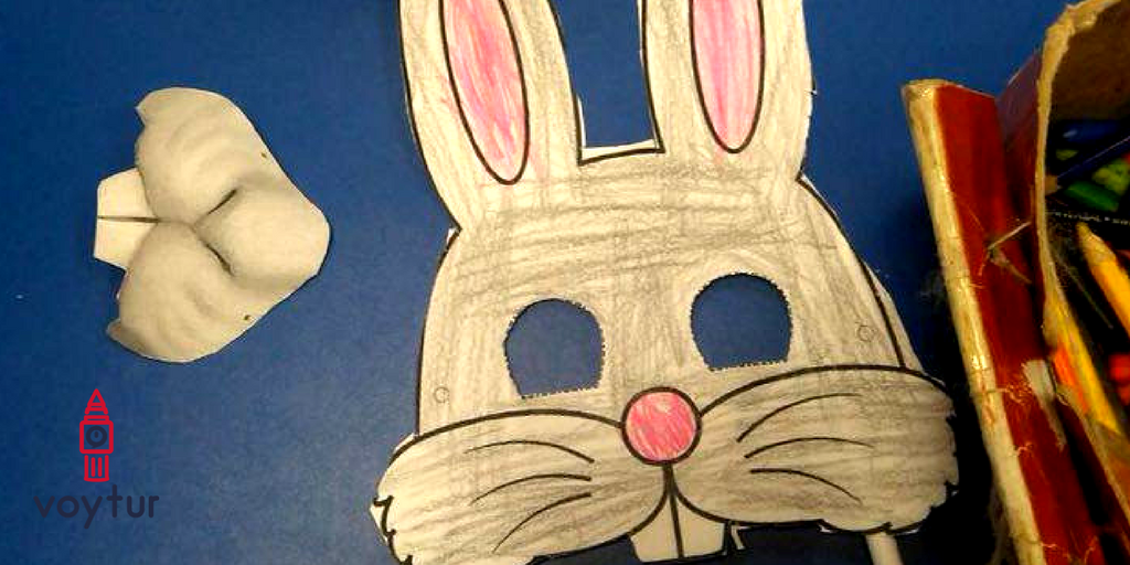 voytur's tweet photo. ¡Estamos en #SemanaSanta! y en #Voytur hemos preparado estas fantásticas mascaras #Easter #Bunny #LearningEnglish https://t.co/CHJZdXGwKC