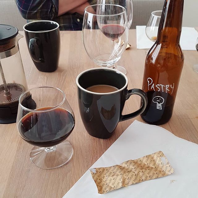 beerigami's tweet photo. Mystery stout from @eriklikesbeer. Very good with coffe and ice cream. https://t.co/MMvDOK87ic