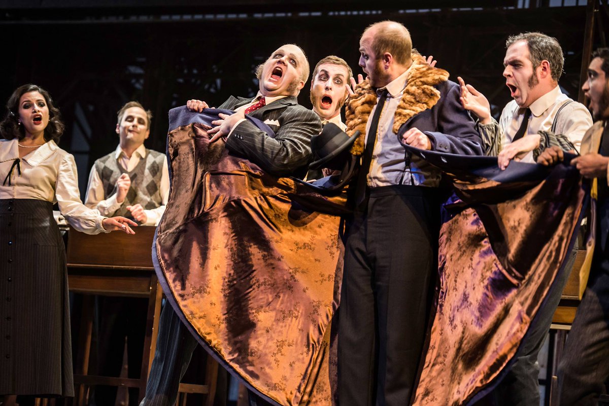 VancouverOpera's tweet photo. Toi toi toi to the cast, orchestra, and crew of the Overcoat, and all of our friends at @TapestryOpera Opera @canadianstage. This week the Overcoat has its triumphant world premiere in Toronto, and one month from today it will open the second Vancouver Opera Festival. #VOFest https://t.co/6sXIcIwmKQ