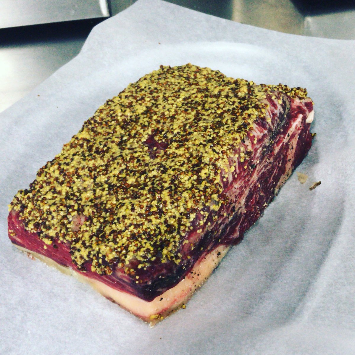 Preparado para hornear...#roastbeef #nuevasideas #peroseguro #espectacular #siempre #almaximo #siempreatope #creemosennosotros #pasion #amor #trabajo #esoes #ns #restaurant #gastronomia #foodie