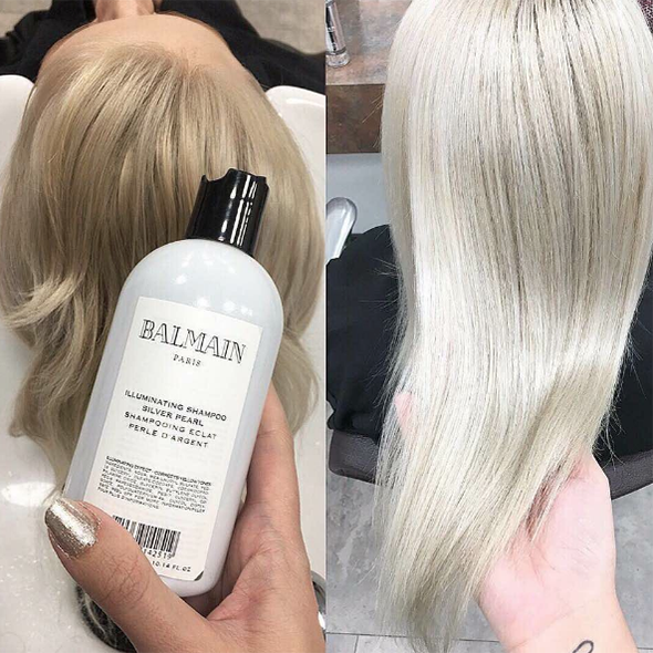 BalmainHairUK's tweet photo. ILLUMINATING SHAMPOO
Balmain Hair Couture have the perfect solution for dedicated followers of fashion, so fashionistas can have the trendiest ash tones in an instant!
Read All Here: https://t.co/q2FOYMDNCT
#HairColour #AshHair #AshBlonde #SilverHair https://t.co/Fz2wGd8L7w