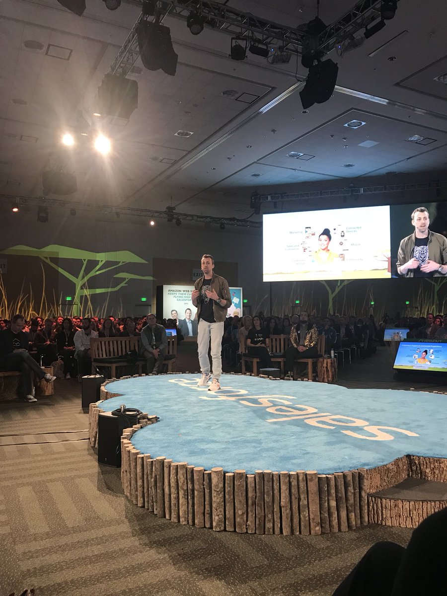 .@thatstokes on stage announcing #IntegrationCloud at #TDX18 @trailhead #TrailheaDX @salesforce