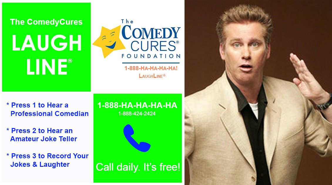 Need A #Laugh Right Now? Check out our @ComedyCures fav @BrianReganComic Call our #free #comedycures #LaughLine daily 1-888-HA-HA-HA-HA