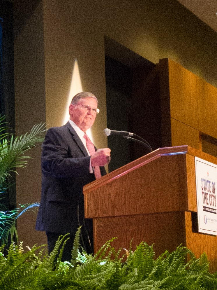 At @UnitedCCChamber State of the City lunch with Mayor Joe McComb