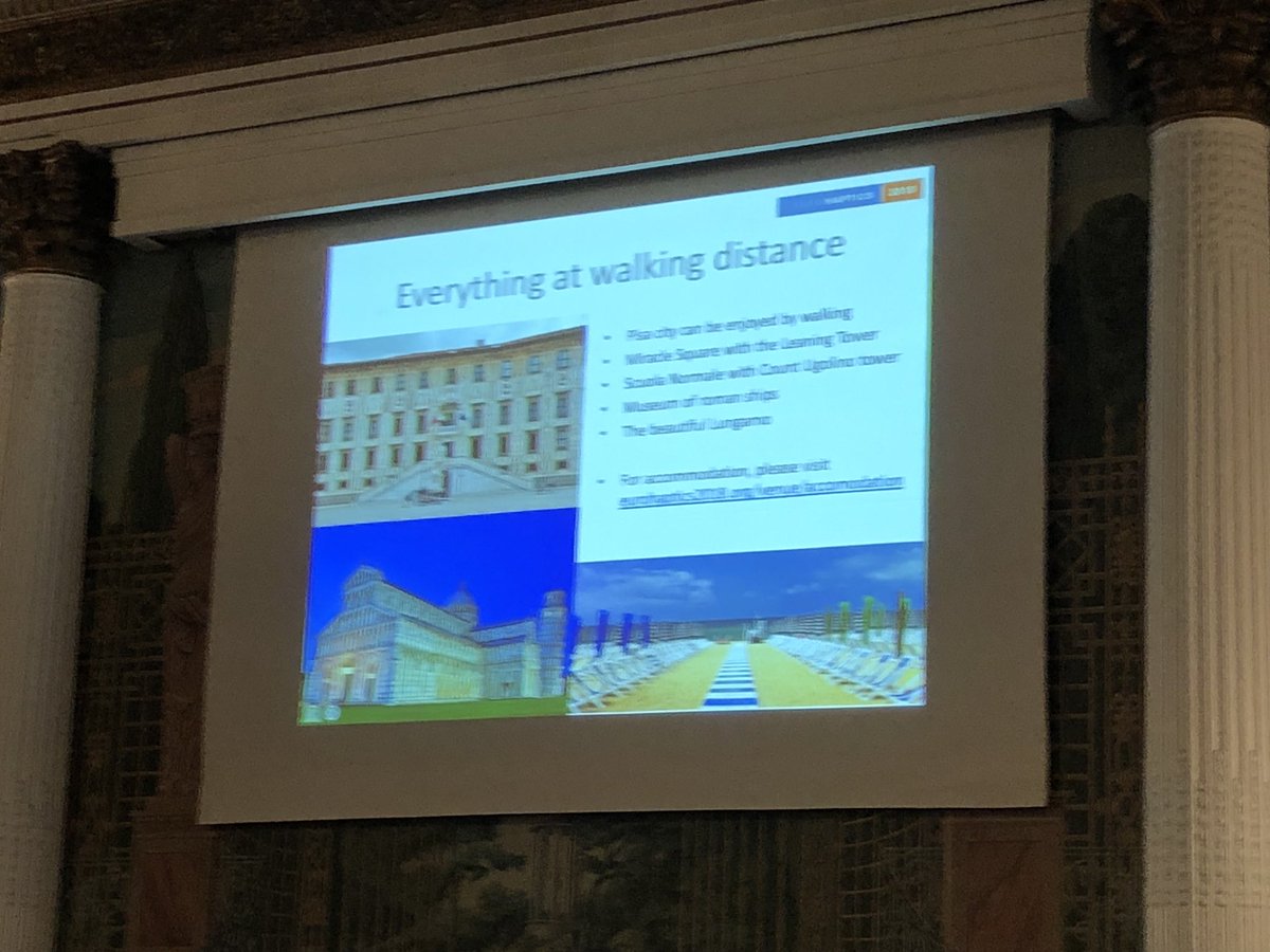 Euro Haptics will be in Pisa! Where everything is walking distance! Join us there! #haptics2018