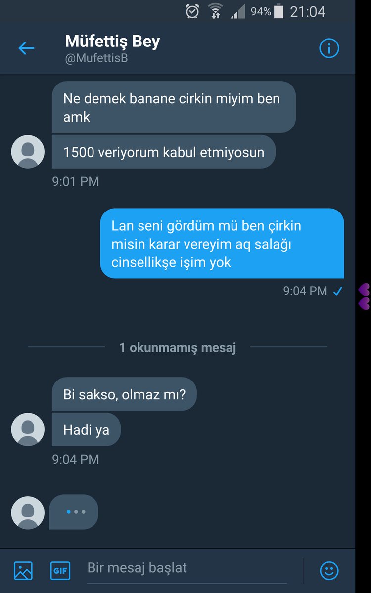 EsraSahibe's tweet photo. Bana böyle sikik sokuk cinsellik mesajlarıyla gelmeyin https://t.co/26LWzUzJjg