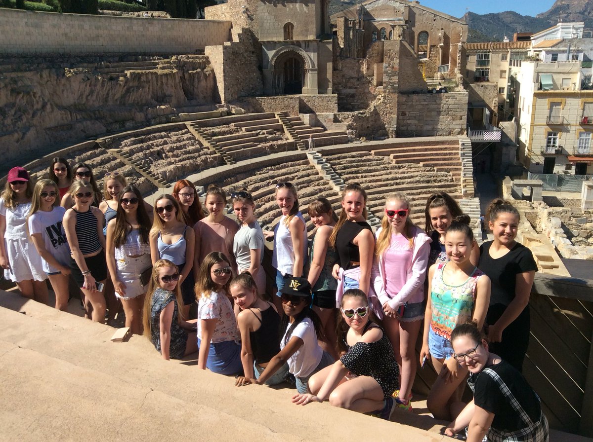 DHSfG_Languages's tweet photo. The Classics Department would be pleased that we visited the Roman Ampitheatre in Cartagena. @DHSfG_Senior #GoAnywhereBeAnyone https://t.co/G4MDjFWsYB