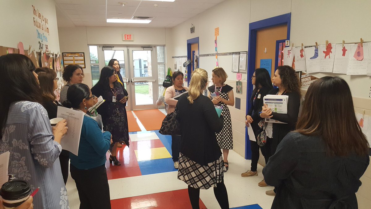 HCISDMLLs's tweet photo. The learning never stops: Dual language collaboration with Hutto ISD. Thank you to our #sciencehallsuns for hosting our DL learning walk today! #dlhays #haysengage https://t.co/RrOTnhYEHA