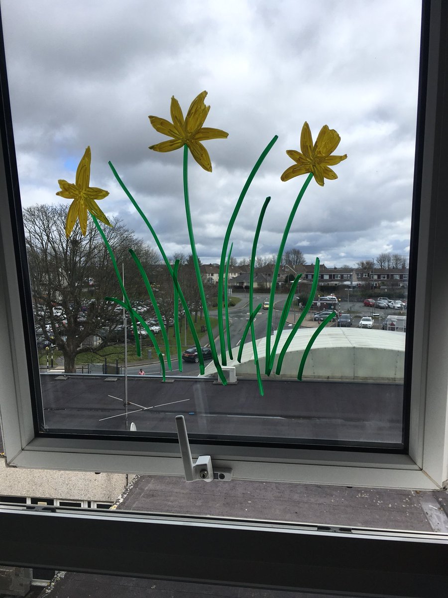 lkm4848's tweet photo. Spring is in the Air @ #Withybush #ward12 Welsh 🏴󠁧󠁢󠁷󠁬󠁳󠁿Window Artwork #reminisceroom 
@HywelSi @HywelDdaHB @LornaHowells @janicew99 @johnvevans 🏴󠁧󠁢󠁷󠁬󠁳󠁿 https://t.co/TMfdfLl781