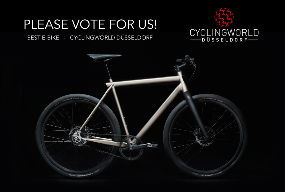 GEOS has been nominated for the Best #EBike #Award 2018. You can help us by giving GEOS your vote here: cyclingworld.de/e-bike-award-2…

The winner will be announced next weekend at #Cyclingworld Düsseldorf.