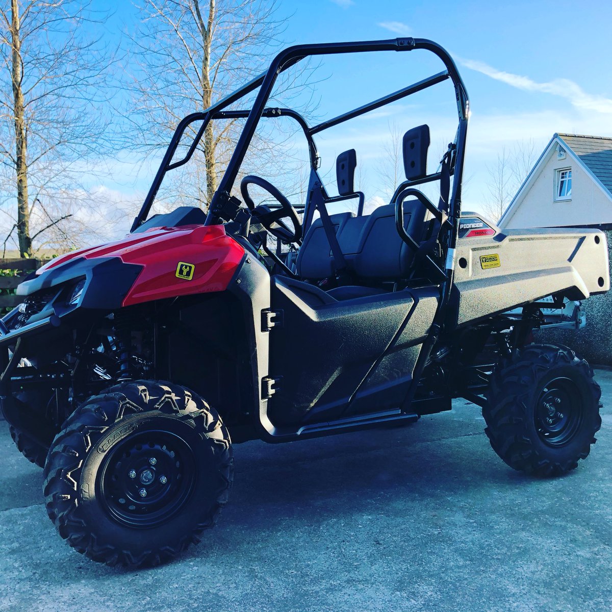 atvservicesscot's tweet photo. The @HondaUKPower Pioneer has arrived at ATV Services Scotland. For demonstrations please get in touch. #japanesereliability #madeforthejob https://t.co/SJ0Ucv9Sby