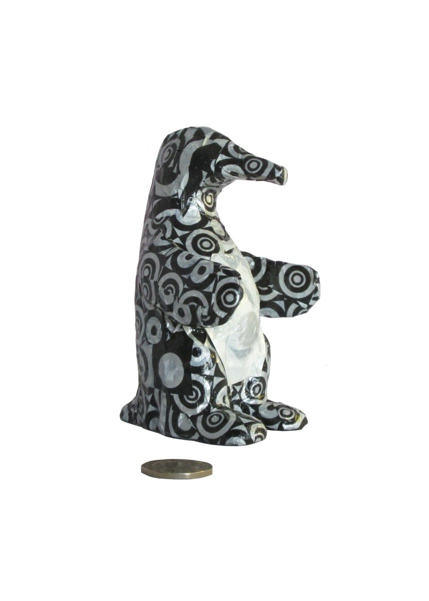 Another new item from Didi Lou Crafts: Spotty Penguin, Black and White Penguin Ornament, Funky Penguin Figurine, Penguin Gift, Penguin Figure, Penguin for girls room decor etsy.me/2GgDlxz via <a href="/Etsy/">Etsy</a>
