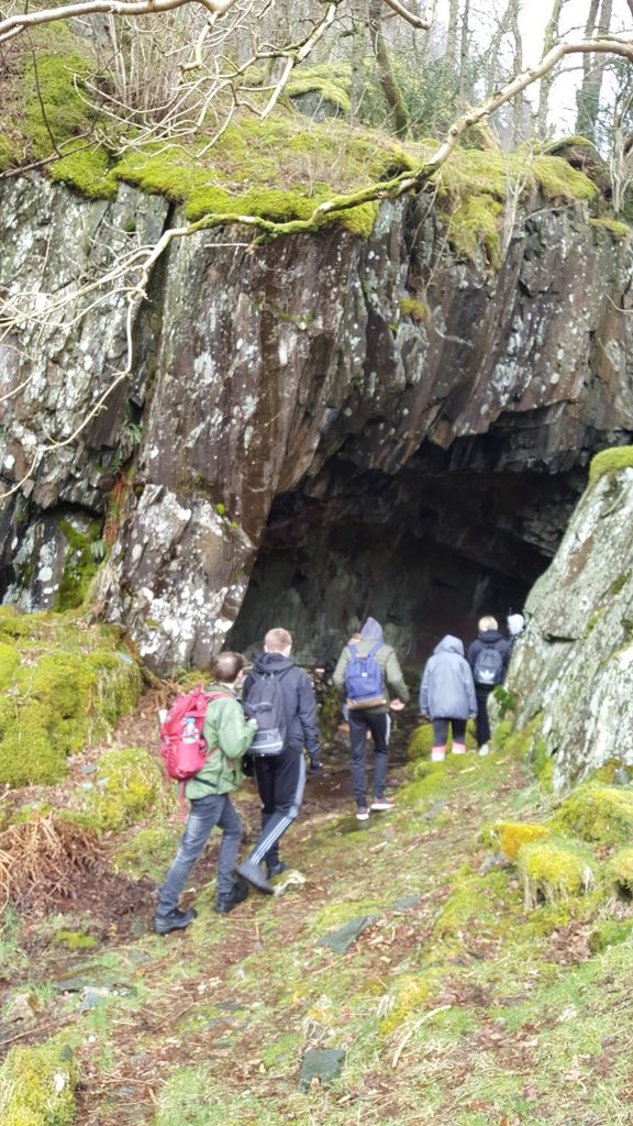 LCWC_Sport's tweet photo. Our Public service and sports students on their 2 day Outdoor trip hiking up castle cragg and visiting Millican Dalton caves. Millican Dalton the professor of adventure stayed in the cave for 50 years, now inspiring our lakes college students. @lakescollege https://t.co/7OG6PRKfLf
