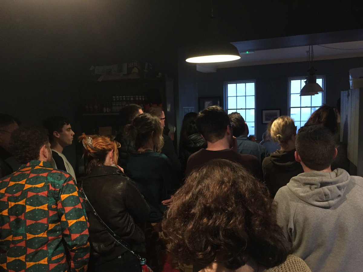 Standing room only at the amazing Chandos House charity event at Boston Tea Party!! Amazing buzz!