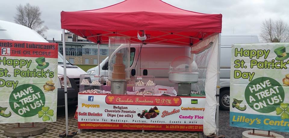 For 3rd year running we supplied #Free Chocolate Fountain Dips &amp; Candy Floss to the public compliments of @Unalilley1 and Fuel &amp; Lubricants <a href="/enniskillentown/">Enniskillen</a>  <a href="/thestpatrick/">St Patrick</a>
