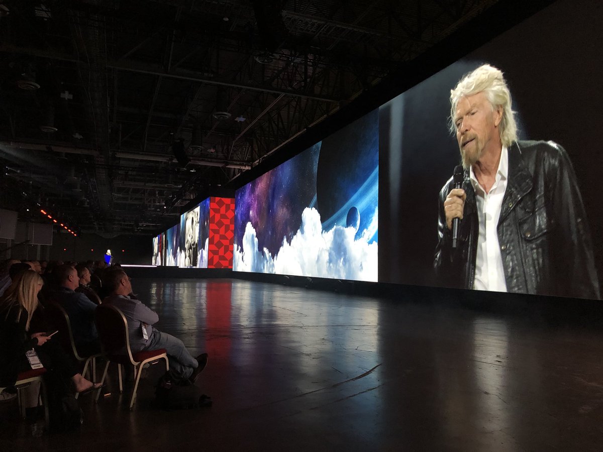 jc_mitch's tweet photo. Hey there’s another Brit here today. “Never rest on your laurels“ @richardbranson at #AdobeSummit https://t.co/eMypy7DIdm