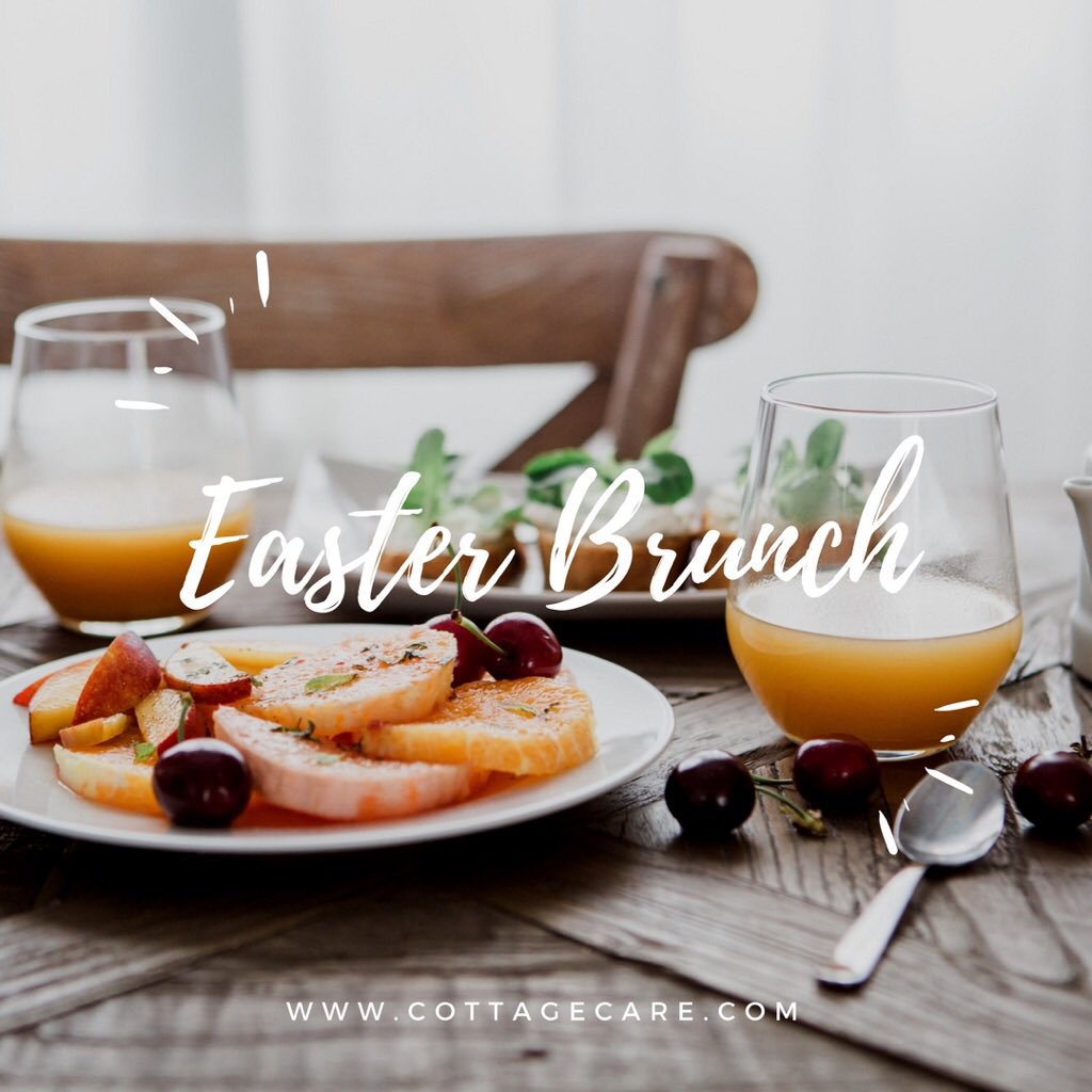 Hosting an Easter brunch this weekend? Leave the housework to us! cottagecare.com 
#easterbrunch #foryourhome #freedomfromhousework #simplifylife #delegatehousecleaning #brunch #cleaningservice