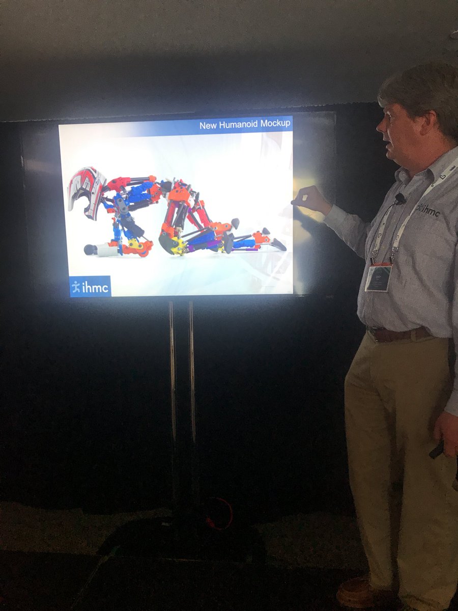 SynapseFL's tweet image. Check out the @IHMCRobotics booth to see a mock-up of their newest humanoid robot ! #InnovationSummit2018 #SynapseSummit