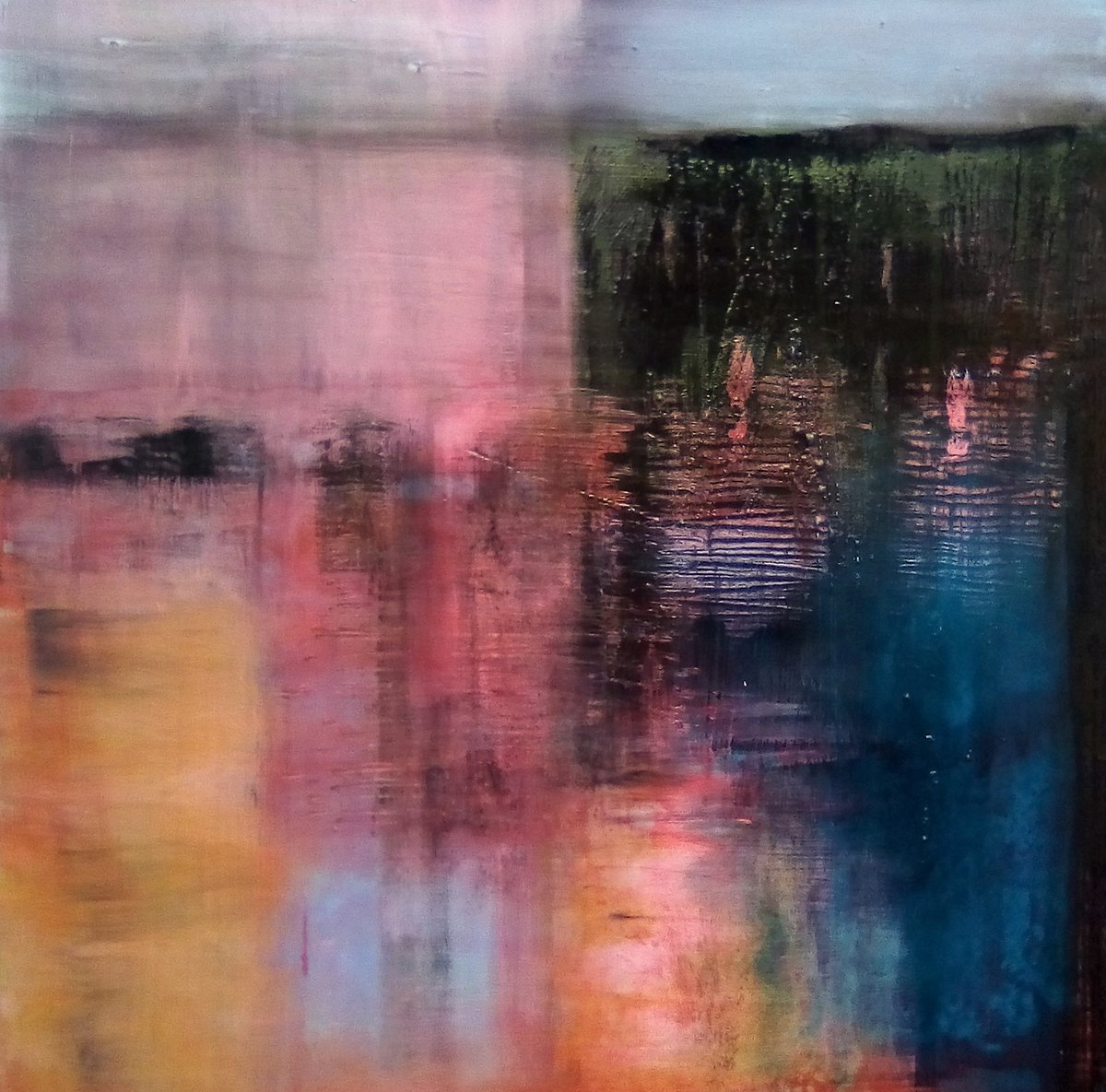 Purpose Built - acrylic and ink on canvas #art #painting #abstractart #interiordesign #decor #interiors #architects #Galleries #ForSale #wallart #artbuyer #artcollector #red #blue #yellow #contemporaryart #artist #canvas