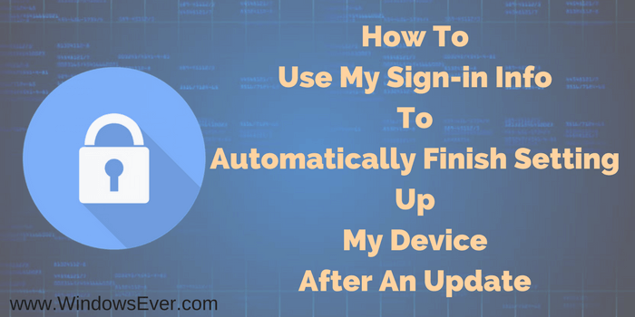 windowsever186's tweet photo. Use My Sign-in Info To Automatically Finish Setting Up My Device After An Update
#windows10 #windowsupdates #microsoft https://t.co/Ff4SUVKLjx https://t.co/HfACQ4zSBv
