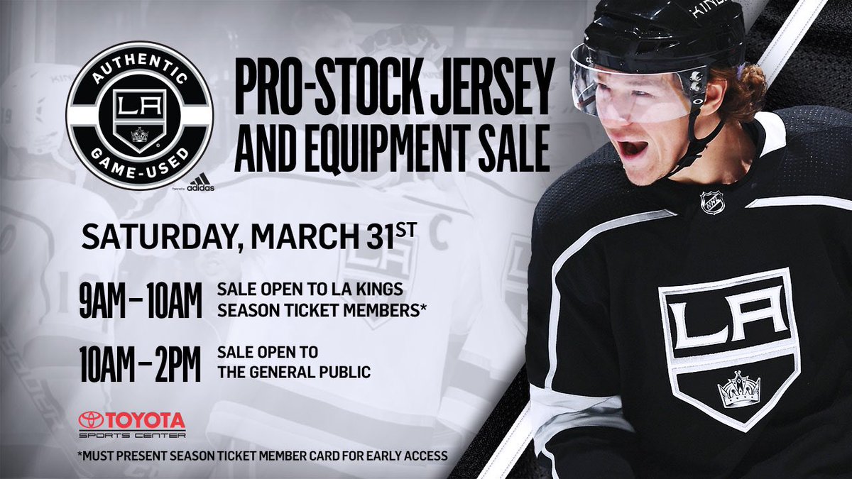 la kings game used equipment