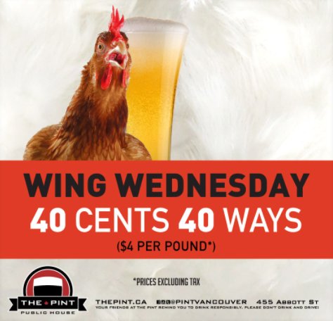 pintcalgary's tweet photo. Did you know that along with the 40 wing flavours we offer, we also have 11 dips? Can't go wrong with dip! #DipIsLife https://t.co/MEn6RrZZyM