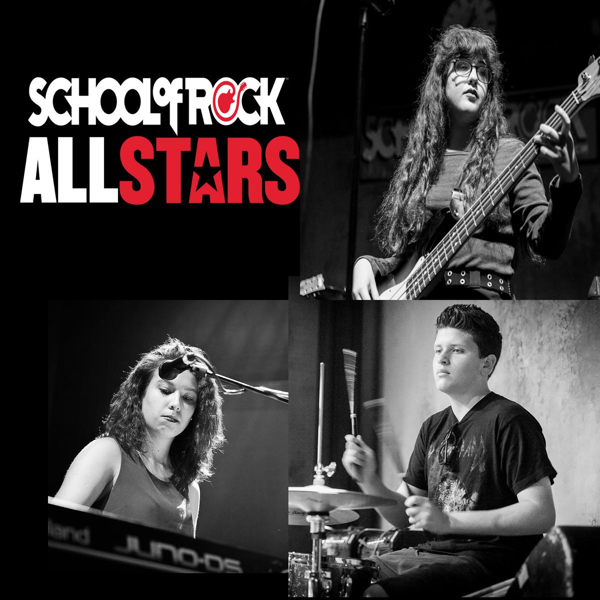 SCHLOFROCKHB's tweet photo. School of Rock Allstars sesaon is underway and we'd like to congratulate three School of Rock Huntington Beach students who have advanced to the Live Audition round!  Congrats to Kate, Elle, and Shane!  Keep rockin and good luck in the next round. https://t.co/ZnU0Bke04D