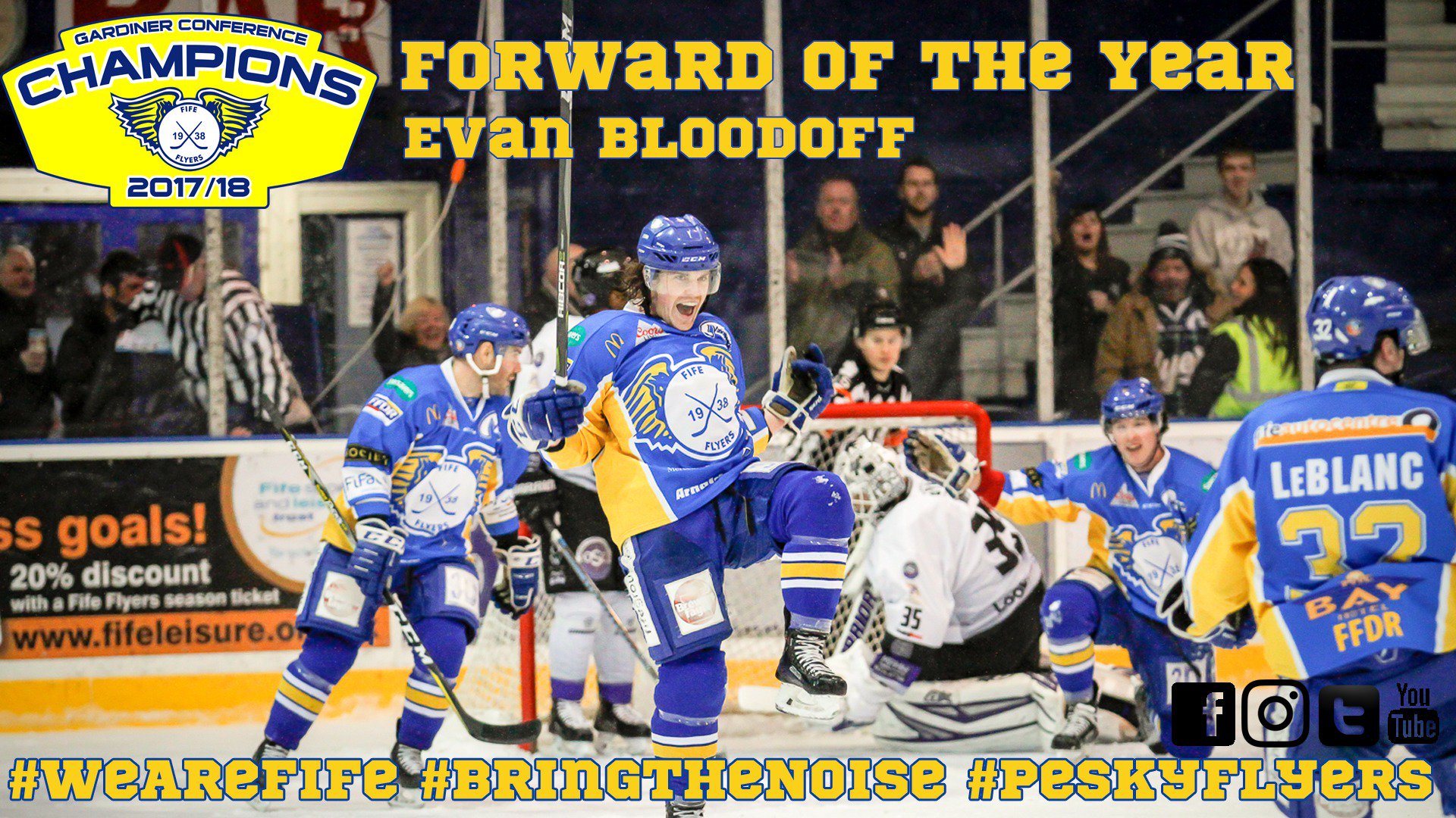 Fife Flyers on Twitter "2017/18 Fife Flyers Forward of the Year Evan