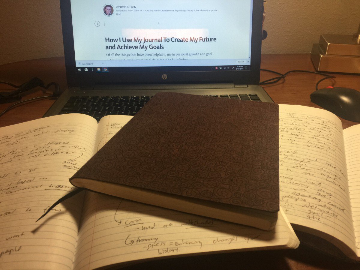 CreativeMindST's tweet image. "Of all the things that have been helpful to me in personal growth and goal achievement, using my journal daily is at the foundation."  

@benjaminphardy on using a journal to achieve your goals.
 #habits #success ow.ly/FDJB30iNhj0