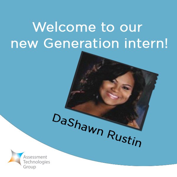ATG_tech's tweet image. Please help us welcome our newest intern from Generation, Ms. DaShawn Rustin! #WhoWeAreWednesday @YouEmployed