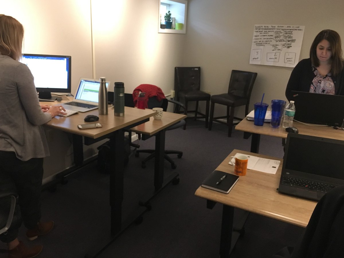 AdvMetrics's tweet image. Prepping for our Business Operations meeting.  Big things are in the works!
#makingdatahuman #standingdesks #behindthecomputer #techofficelife