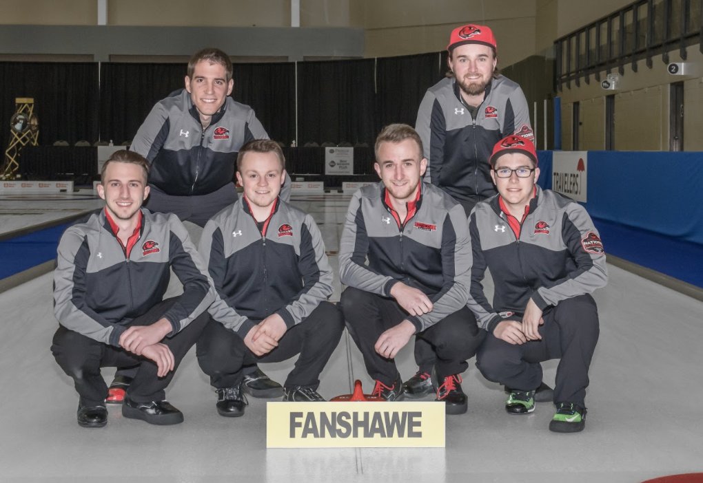 CurlingCanada's tweet photo. WATCH NOW: Live streaming of @CCAAsportsACSC  CCAA/Curling Canada gold medal curling games happening now in Leduc AB: https://t.co/efmneLytRi #cccc2018 #curl4canada https://t.co/jG338cwtz0