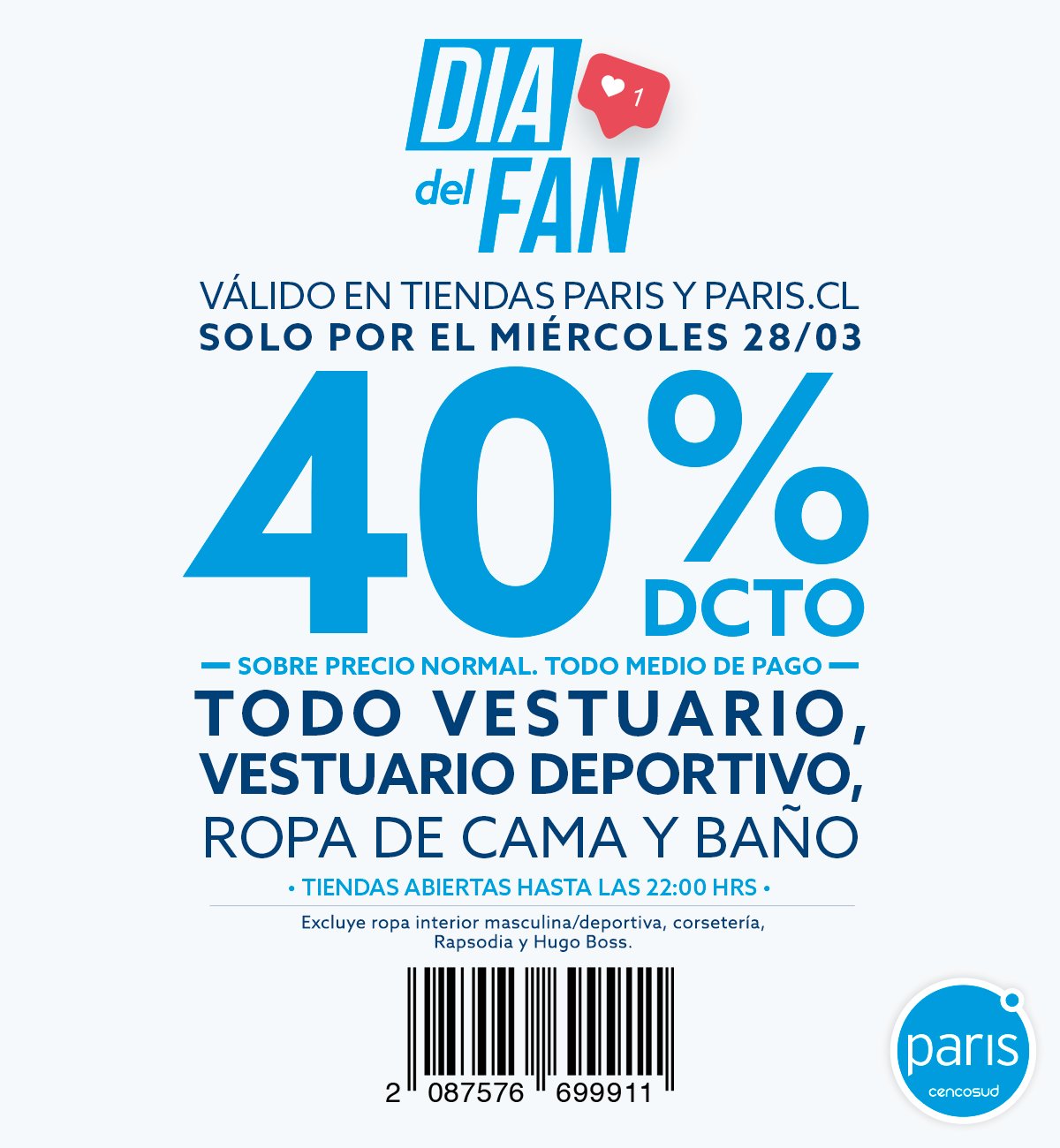 Tiendas Paris on X